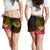 American Samoa Polynesian Women's Shorts - Hibiscus and Banana Leaves - Polynesian Pride