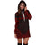 Federated States Of Micronesia Women's Hoodie Dress - Polynesian Red Chief - Polynesian Pride