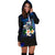 Samoa Polynesian Women's Hoodie Dress - Turtle With Plumeria Flowers - Polynesian Pride