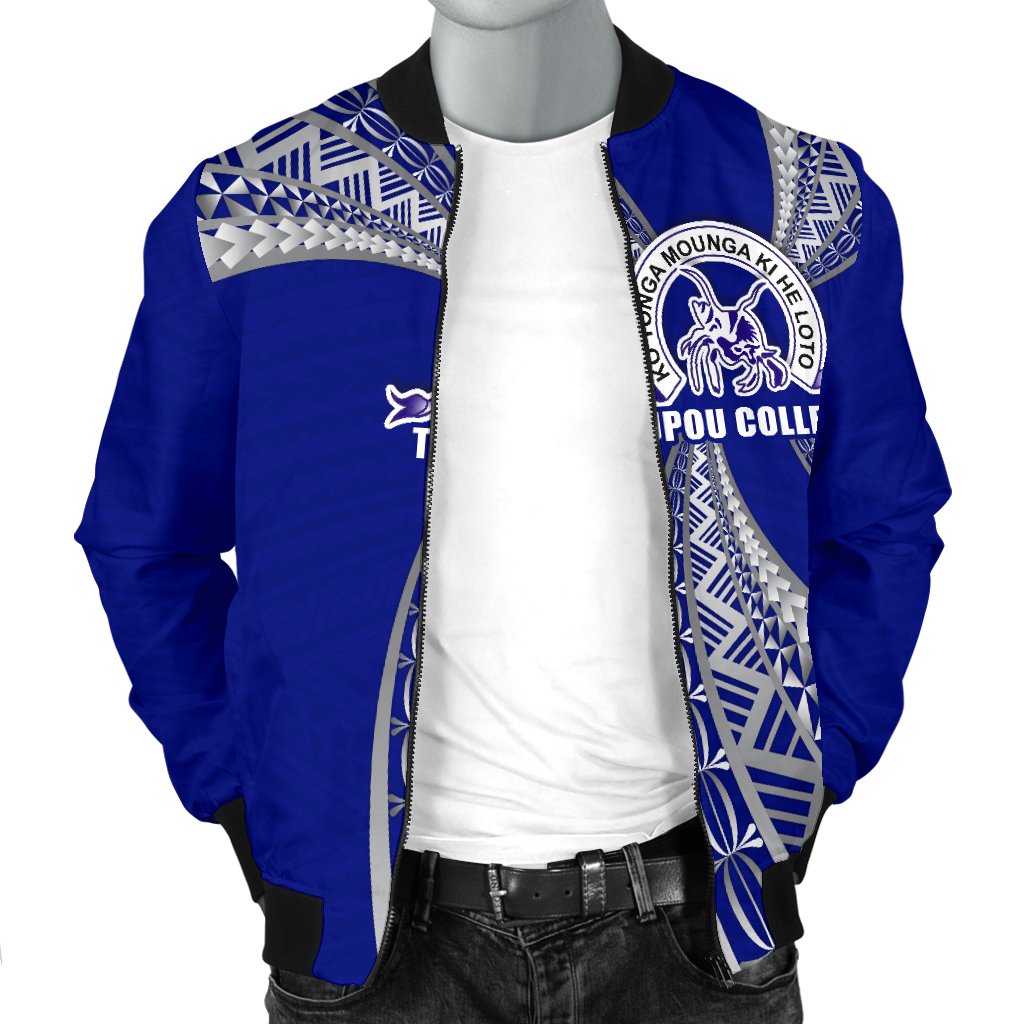 Tupou College Men Bomber Jacket Toloa Tonga - Polynesian Pride