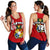 Tonga Rugby Women's Racerback Tank Royal Style - Polynesian Pride