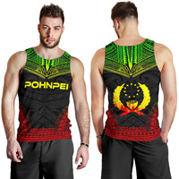 Pohnpei Men's Tank Top - Polynesian Chief Reggae Version - Polynesian Pride