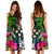 Kosrae Midi Dress - Turtle Plumeria Banana Leaf - Polynesian Pride