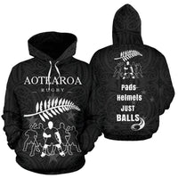 New Zealand Maori Haka Rugby Sayings Hoodie 02 - Polynesian Pride