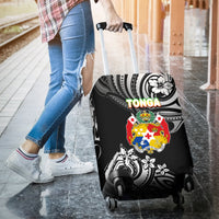 Mate Ma'a Tonga Rugby Luggage Covers Polynesian Unique Vibes - Black - Polynesian Pride