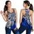 Tonga Polynesian Women's Racerback Tank - Blue Turtle - Polynesian Pride