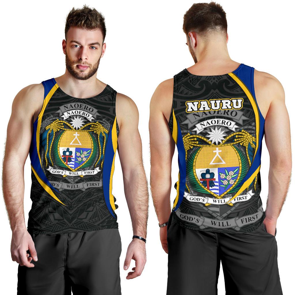Nauru Polynesian Tank Top (Men) - Nauru Spirit (Original) - Polynesian Pride