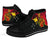 Papua New Guinea High Top Shoes - Tumbuan, Duk - duk and Lime Gourd - Polynesian Pride