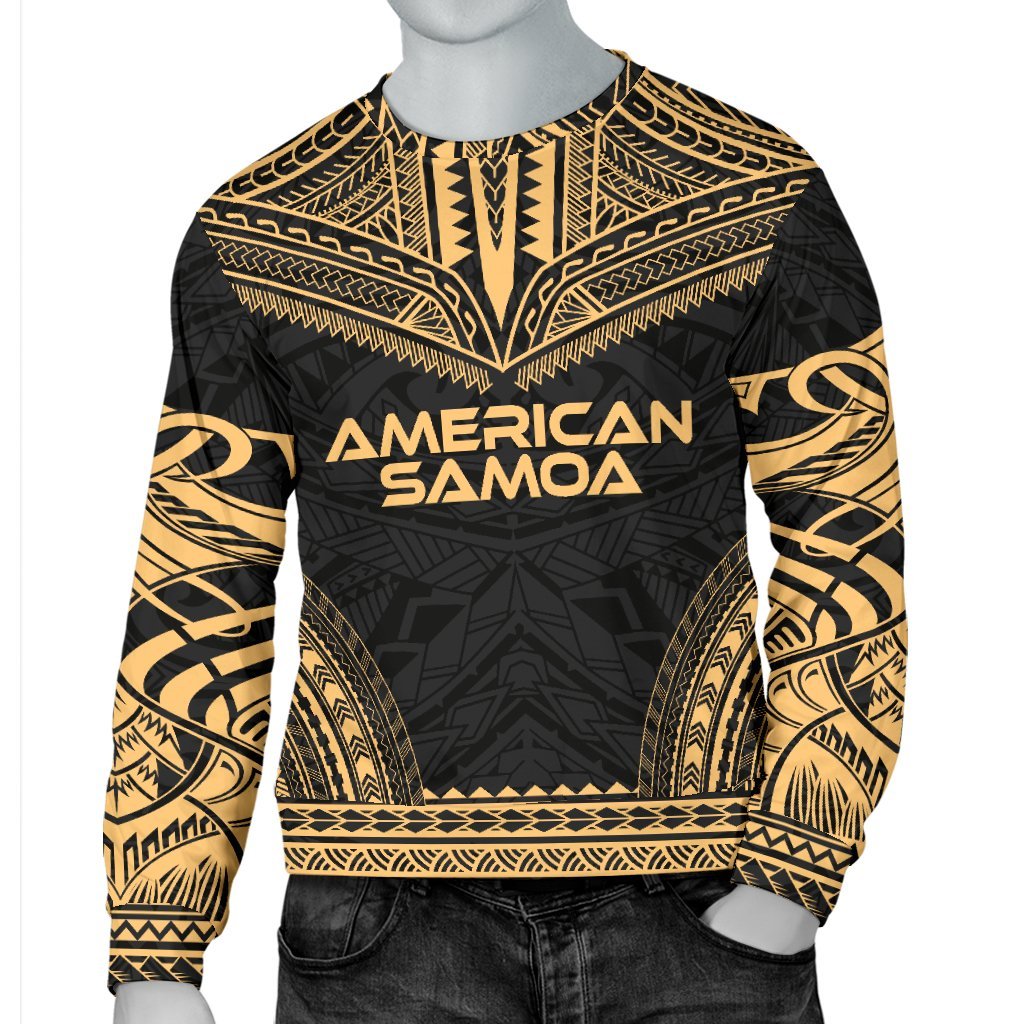 American Samoa Sweater - Polynesian Chief Gold Version - Polynesian Pride