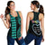 Eve&Eve - Hawaii Kakau Polynesian Women's Racerback Tank - Turquoise Turquoise - Polynesian Pride