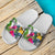 Nauru Slide Sandals - Turtle Plumeria Banana Leaf Crest - Polynesian Pride