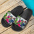 Samoa Slide Sandals - Turtle Plumeria Banana Leaf - Polynesian Pride