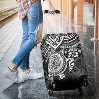 Vanuatu Polynesian Luggage Covers - White Turtle - Polynesian Pride