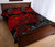 Tonga Polynesian Quilt Bed Set - Red Turtle Flowing - Polynesian Pride