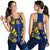 Tokelau Women Racerback Tank - Polynesian Tattoo Flag - Polynesian Pride