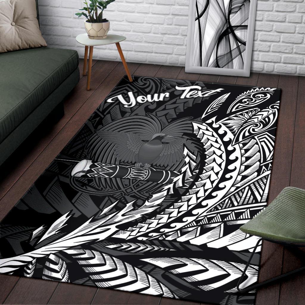 Papua New Guinea Area Rug - Custom Personalised Wings Style - Polynesian Pride
