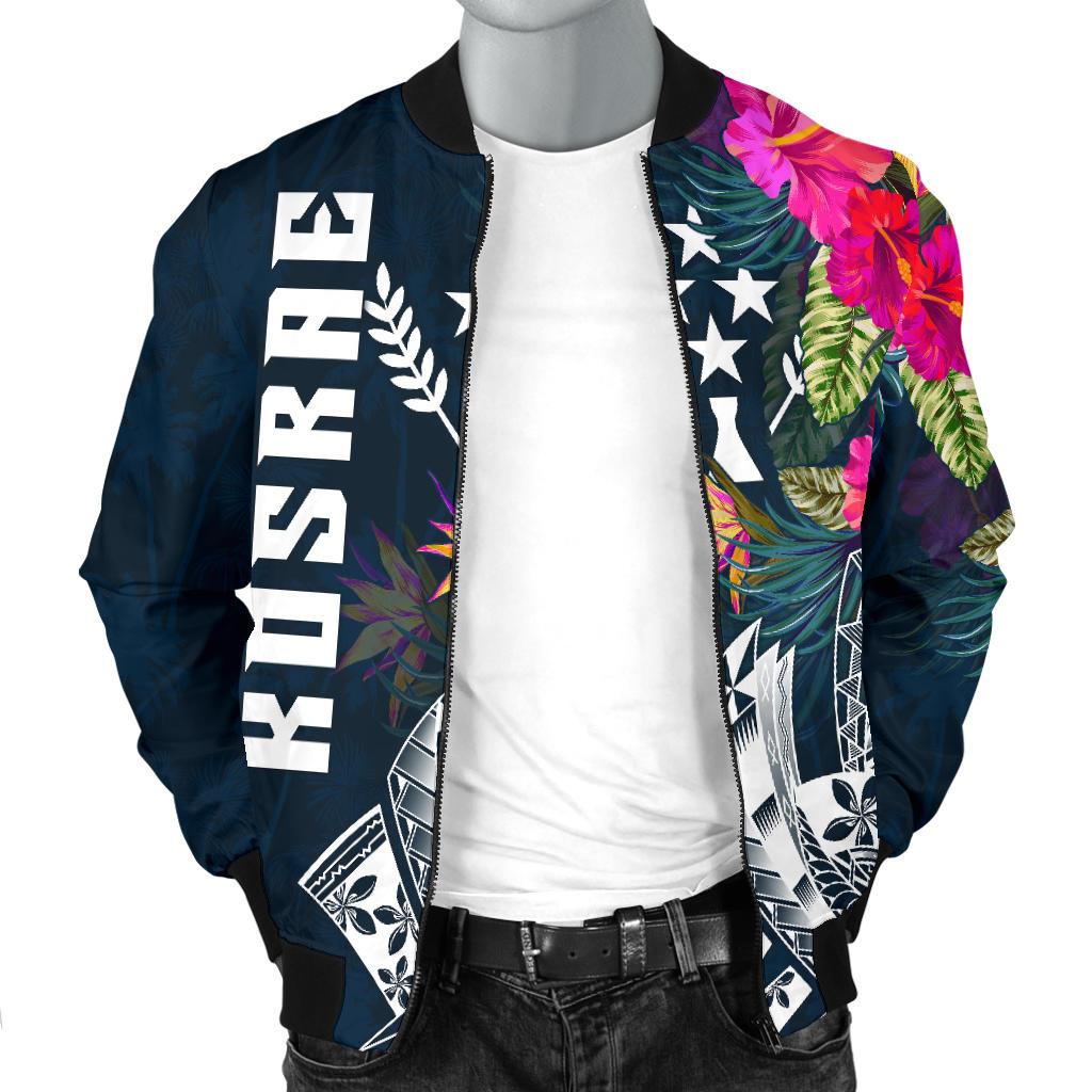 Kosrae Men's Bomber Jacket - Kosrae Summer Vibes - Polynesian Pride