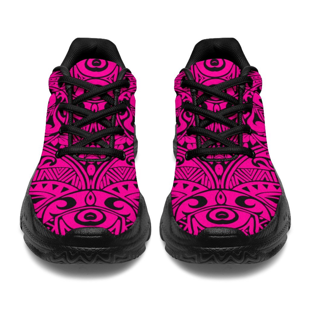 Polynesian Culture Pink Chunky Sneakers - Polynesian Pride