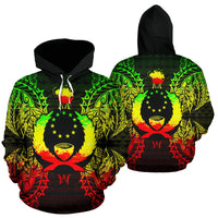 Pohnpei Polynesian ll Over Hoodie Map Reggae Unisex Reggae - Polynesian Pride