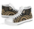 Palau High Top Canvas Shoes - Gold Tentacle Turtle - Polynesian Pride