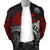 American Samoa Polynesian Bomber Jacket (Men) - Polynesian Turtle (Red) - Polynesian Pride