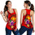 Hawaii Polynesian Custom Personalised Women's Racerback Tank - Floral With Seal Red Red - Polynesian Pride