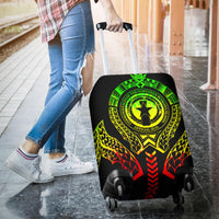 Northern Mariana Islands Luggage Cover - Micronesian Tribal Reggae - Polynesian Pride