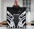 Aotearoa Premium Quilt Maori Moko Black White - Polynesian Pride