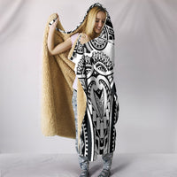 Polynesian Hooded Blankets - Guam Flag, Seal with Maui Moana Tattoo - Polynesian Pride