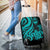 Guam Polynesian Luggage Covers - Turquoise Tentacle Turtle - Polynesian Pride