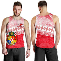 Tonga Rugby Men's Tank Top Polynesian Style - Polynesian Pride