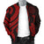 Palau Men's Bomber Jacket - Red Tentacle Turtle - Polynesian Pride