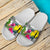 New Caledonia Slide Sandals - Turtle Plumeria Banana Leaf - Polynesian Pride