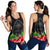 Guam Polynesian Women's Racerback Tank Black Hibiscus - Polynesian Pride