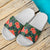 Hawaii Palm Hibiscus Pattern Black Slide Sandals - Polynesian Pride