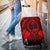 Guam Polynesian Luggage Cover - Red Guam Coat Of Arms Polynesian Tattoo - Polynesian Pride