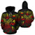 Federated States of Micronesia Polynesian Hoodie Turtle Hibiscus Reggae Unisex Reggae - Polynesian Pride