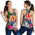 Tahiti Women Racerback Tank - Turtle Plumeria Banana Leaf - Polynesian Pride