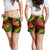 American Samoa Polynesian Women Shorts - Reggae Plumeria Women REGGAE - Polynesian Pride