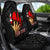 Tonga Personalised Car Seat Covers - Tongan Is Myself (Black) - Polynesian Pride