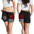 American Samoa Polynesian Shorts (Women) - Polynesian Turtle (Red) - Polynesian Pride