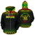 Niue Polynesian Zip up Hoodie Fog Reggae Unisex Reggae - Polynesian Pride