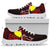 Palau Polynesian Custom Personalised Sneakers - Coat Of Arm With Hibiscus - Polynesian Pride