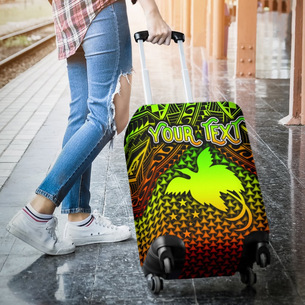 Polynesian Papua New Guinea Personalised Luggage Covers - Reggae Vintage Polynesian Patterns - Polynesian Pride