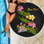 Fiji Custom Personalised Beach Blanket - Plumeria Tribal - Polynesian Pride