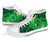 Cook Islands High Top Shoes - Symmetrical Lines - Polynesian Pride