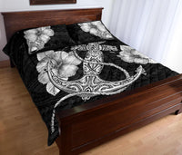 Anchor Poly Tribal Quilt Bed Set - Polynesian Pride