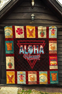 Vintage Hawaii Premium Quilt - Polynesian Pride