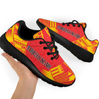 Marquesas Islands Sport Sneakers - Polynesian Tattoo Flag - Polynesian Pride
