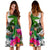 Pohnpei Midi Dress White - Turtle Plumeria Banana Leaf - Polynesian Pride